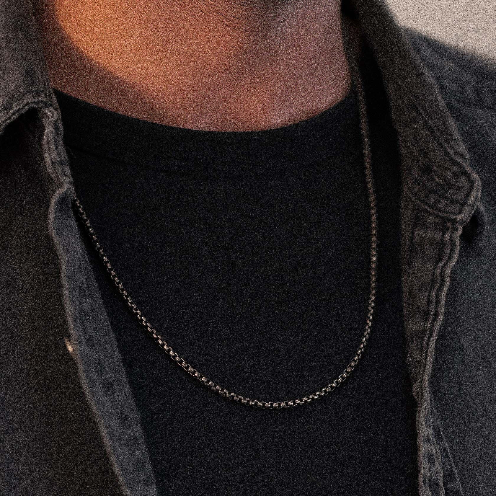 Rounded Box Chain x Antiqued - Image 3